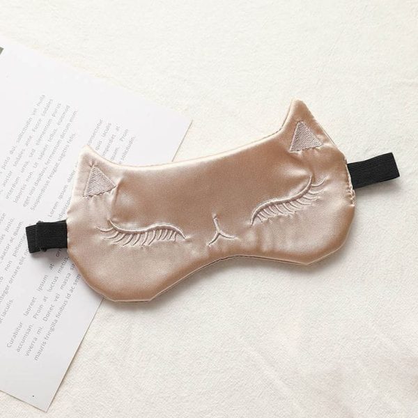 Cat Satin Eye Mask