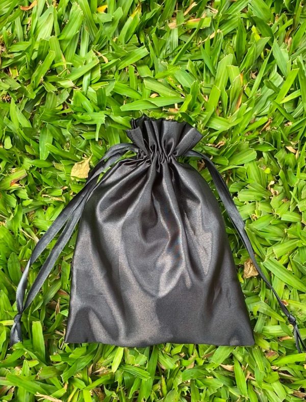 Black Drawstring Bag