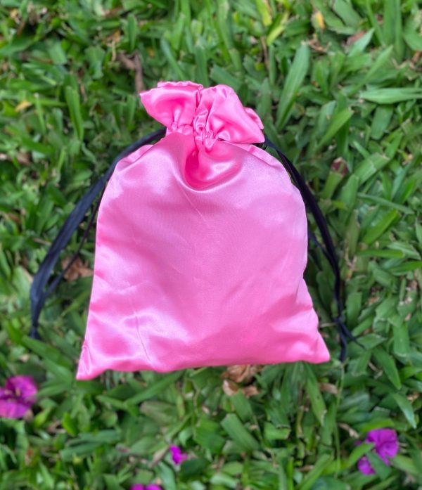 Baby Pink Drawstring Bag