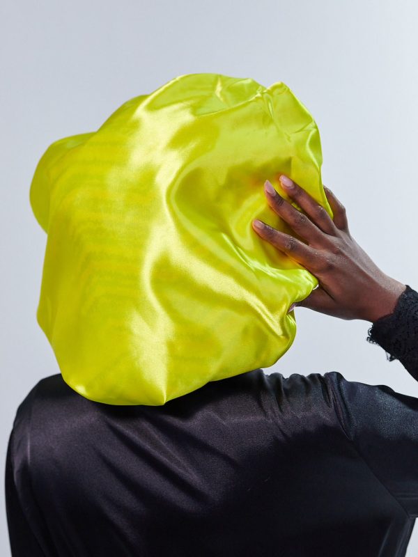 Yellow Printed Double-sided Bonnet - Image 3