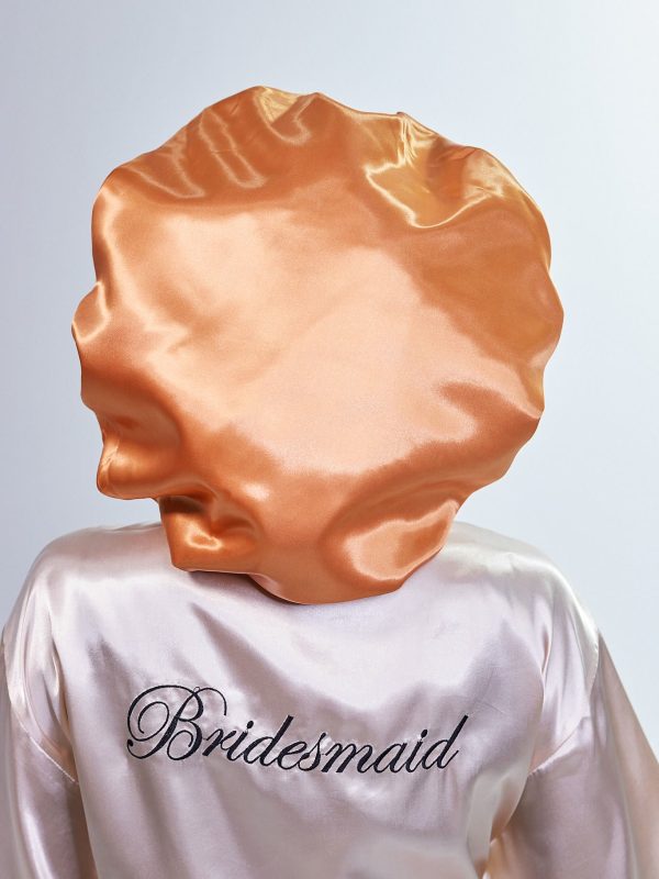 Beige Printed Double-sided Bonnet - Image 6